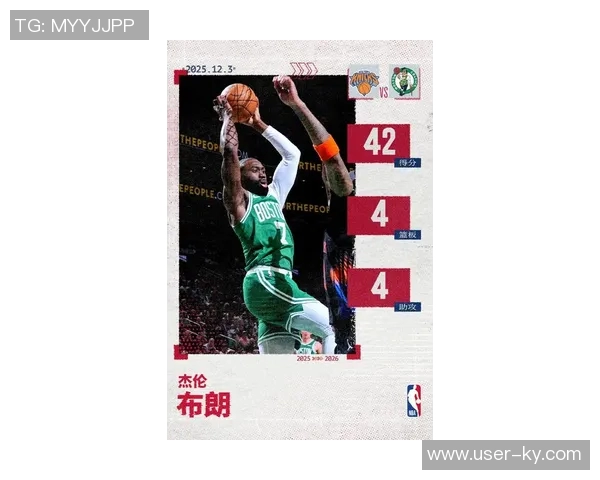 杰伦布朗勇猛冲击篮筐展现强硬风格却意外零罚球引发热议